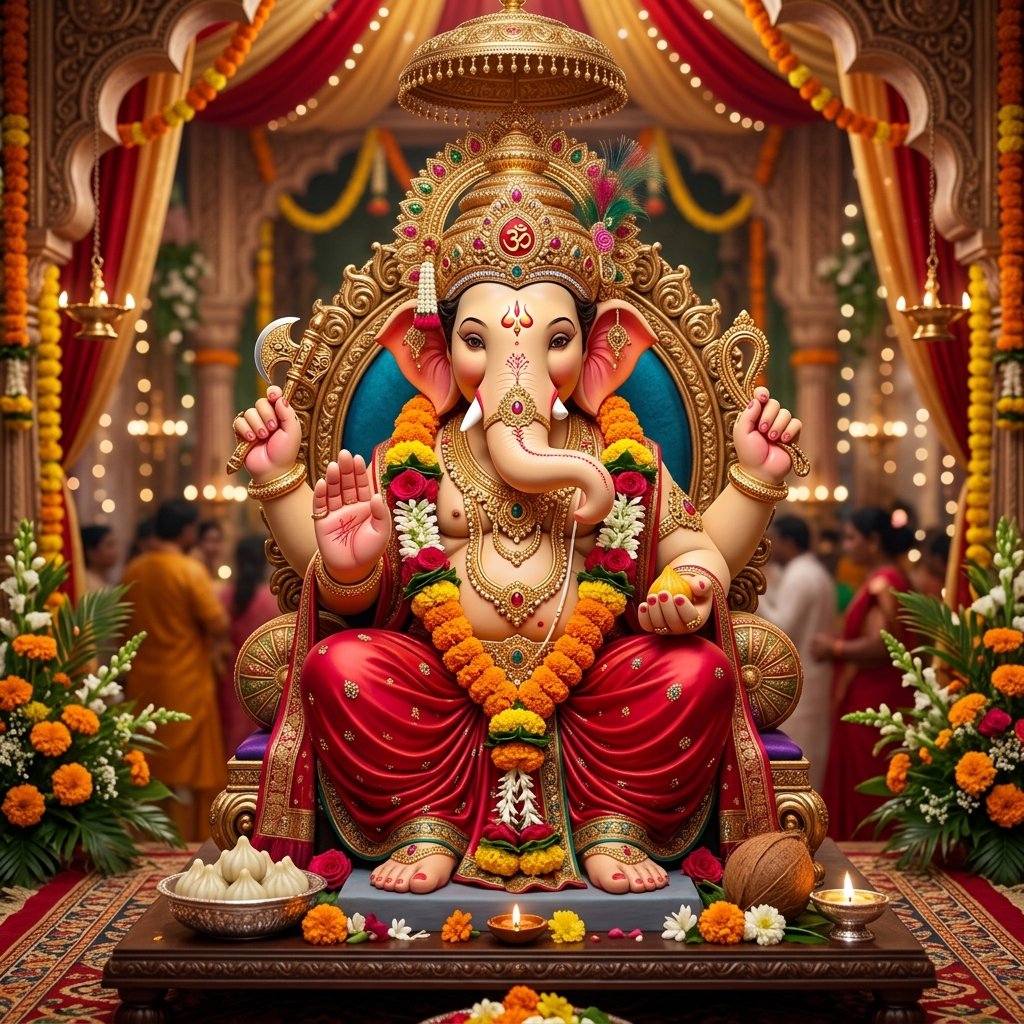 Lalbaugcha Raja Ganesh Idol