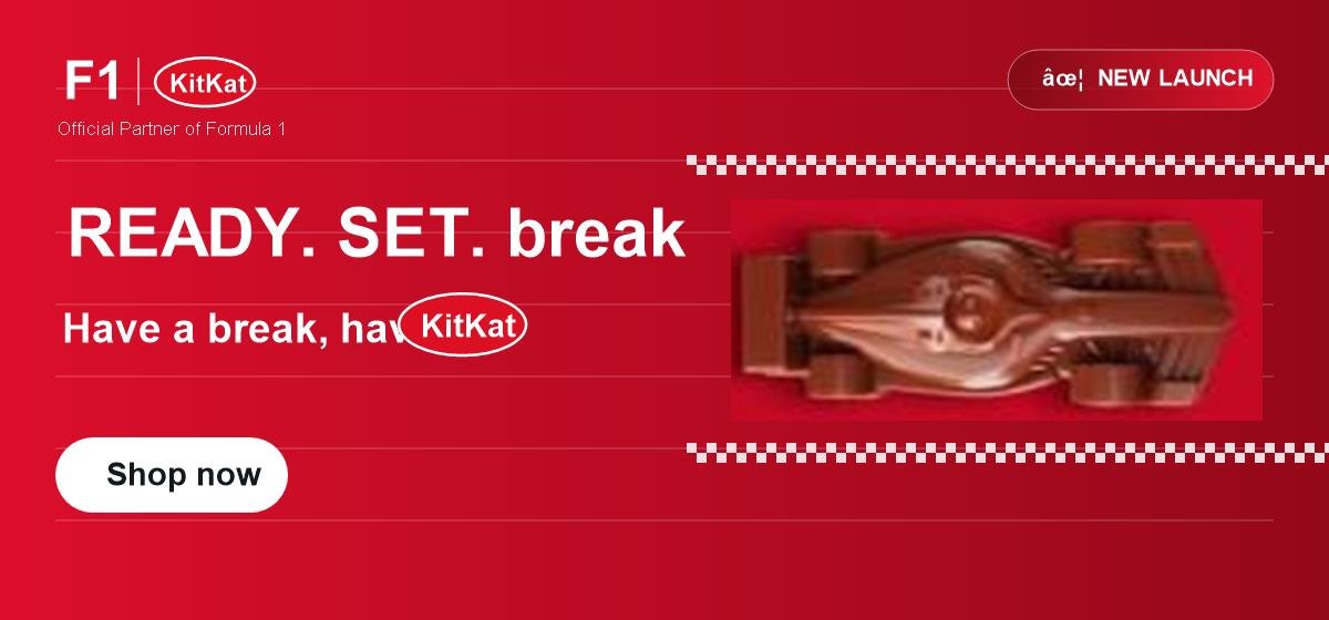 F1 KitKat Ready Set Break